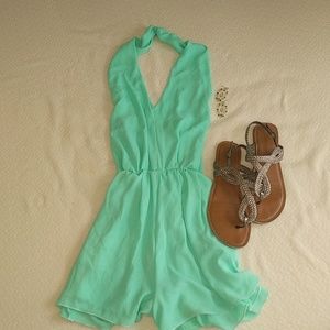 Sold - halter romper